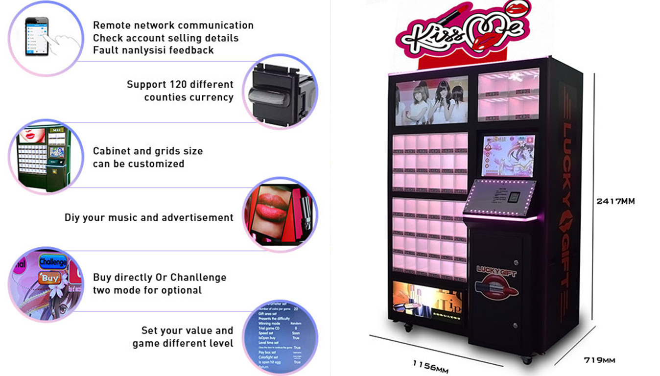 Changyao-Lipstick Game Vending Machine | Pushing Machine Game-9